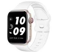TopPerfekt Cinturini in silicone compatibili con Apple Watch 41mm, 40mm, 38mm, per donne e uomini, cinturini di ricambio sportivi classici morbidi e traspiranti per iWatch serie 7, 6, 5, 4, 3, 2, 1 SE