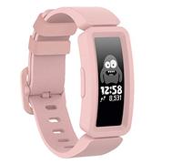 TopPerfekt - Cinturino compatibile con Fitbit Ace 2 per bambini 6, in morbido silicone, impermeabile, per ragazzi e ragazze, compatibile con Fitbit Ace 2 Cinturino (1-Rosa Chiaro)