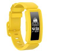 TopPerfekt - Cinturino compatibile con Fitbit Ace 2 per bambini 6, in morbido silicone, impermeabile, per ragazzi e ragazze, compatibile con Fitbit Ace 2 Cinturino (1-Giallo)