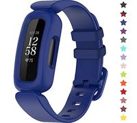 TopPerfekt - Cinturino compatibile con Fitbit Ace 3 per bambini, in morbido silicone, impermeabile, accessorio per lo sport e Senza metallo (Blu)