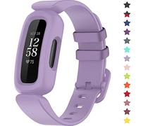 TopPerfekt - Cinturino compatibile con Fitbit Ace 3 per bambini, in morbido silicone, impermeabile, accessorio per lo sport e Senza metallo (Lavanda)