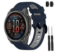 TopPerfekt Cinturino compatibile con Garmin Fenix 8/8 Pro 51/47/43 mm, cinturino di ricambio in morbido silicone per smartwatch Instinct 3/Forerunner 965/Tactix 8/Fenix 7/6/Descent G2, per donne e