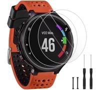 TopPerfekt Cinturino compatibile con Garmin Forerunner 235, cinturino di ricambio in silicone morbido e 2 pellicole protettive per display per smartwatch 235 per donne e uomini