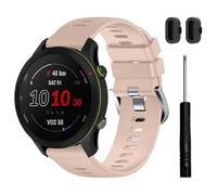 TopPerfekt Cinturino compatibile con Garmin Forerunner 255/255S-Music, cinturino di ricambio in morbido silicone per Forerunner 570 47 mm/265/255, Venu 4 45 mm (22 mm) e Forerunner 255S/265S, Venu 2S