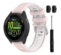 TopPerfekt Cinturino compatibile con Garmin Forerunner 265/265S-Music, cinturino di ricambio in morbido silicone per Forerunner 570 47 mm/265/255, Venu 4 45 mm (22 mm) e Forerunner 255S/265S, Venu 2S