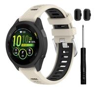 TopPerfekt Cinturino compatibile con Garmin Forerunner 265/265S-Music, cinturino di ricambio in morbido silicone per Forerunner 570 47 mm/265/255, Venu 4 45 mm (22 mm) e Forerunner 255S/265S, Venu 2S