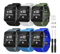 TopPerfekt Cinturino Compatibile con Garmin Forerunner 35, Cinturino di Ricambio in Morbido Silicone per smartwatch Garmin Forerunner 35, Adatto per Polsi da 130 a 230 mm