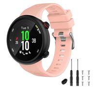 TopPerfekt Cinturino Compatibile con Garmin Forerunner 45, Cinturino Sport in Silicone, Forerunner 45 e Swim 2 Fasce di Ricambio, 4.9''-7.5'', Silicone, Senza Gemme