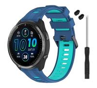 TopPerfekt Cinturino compatibile con Garmin Forerunner 965, cinturino di ricambio in morbido silicone per smart watch 965 per donne e uomini