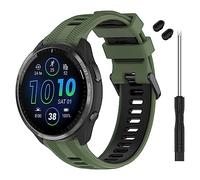 TopPerfekt Cinturino compatibile con Garmin Forerunner 965, cinturino di ricambio in morbido silicone per smart watch 965 per donne e uomini, 9.96 square inches, Silicone, Nessuna pietra preziosa