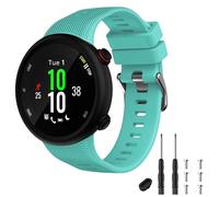 TopPerfekt Cinturino di ricambio compatibile con Garmin Forerunner 45s, cinturino sportivo in silicone per Forerunner 45s, colore foglia di tè