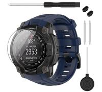 TopPerfekt Cinturino per orologio compatibile con cinturini Garmin Instinct E da 45 mm e 40 mm, cinturino di ricambio regolabile in morbido silicone compatibile con Garmin Instinct E Watch Band per