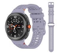 TopPerfekt Cinturino sportivo in silicone per Samsung Galaxy Watch 8, 40 mm, 44 mm, unisex, senza spazi vuoti, impermeabile, cinturino poroso per Galaxy Watch 8 Classic 46 mm, 5.6’’~8.5’’, Silicone