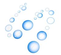 TOPPERFUN 1 Corda decorazione a tema marino ghirlande di bolle decorazioni pendenti a sirena decorazione della festa di compleanno della sirena decorazioni di compleanno plastica