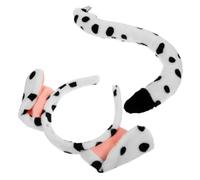 TOPPERFUN 1 Set Costume per Orecchie e Coda Accessori per Cosplay Halloween e Feste Costume per Animali Domestici Idea per Natale