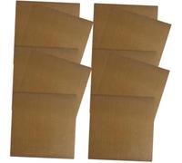 TOPPERFUN 10 pezzi Adesivi Termo Isolanti per Strumenti Capelli in Tessuto di Vetro Resistenti al Calore Protezione Piastra Liscia e Arricciacapelli per Uso Professionale e Domestico