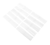 TOPPERFUN 10 pezzi Fasce Elastiche per Capelli Assorbenti Sudore Fasce Sportive Traspiranti per Yoga Corsa e Allenamento Unisex Bianco Milk Silk Confortevole