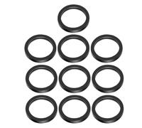 TOPPERFUN 10 Pezzi Guarnizione Serbatoio O-Ring in Gomma Nera per Taniche