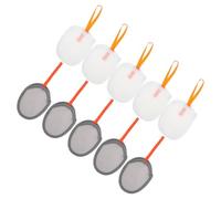 TOPPERFUN 10 Sacchetti per Saponette in Rete con Cordoncino Sacchetto per Schiuma di Sapone Riutilizzabile Rete per Sapone da Viaggio per Doccia e Pulizia Viso Asciugatura Rapida per
