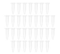 TOPPERFUN 100 Pezzi Provetta per Centrifuga in Pp da 1,5ml per Analisi Cellulare Funzione e Raccolta Campioni, per Laboratorio e Test di Plasma