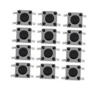 TOPPERFUN 100 Pezzi Pulsanti Momentanei per Circuito Stampato Pcb, Interruttori di Spinta Sostitutivi per Progetti Elettronici Industriali, Kit di Comandi Compatti dal Design Semplice e Durevole