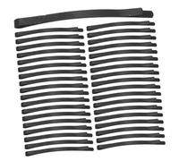 TOPPERFUN 100pezzi Fermagli per Capelli in Metallo Nero Forcine di Lega Accessori Semplici per Capelli per Fissare Acconciature e Ciocche Ribelli Riutilizzabili e Resistenti