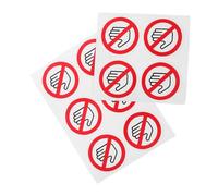 TOPPERFUN 10pezzi Adesive Vietato Toccare Resistente Facile Da Applicare Per Ambienti Di Lavoro Come Fabbriche e Laboratori Previene Infortuni Da Macchinari