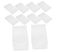 TOPPERFUN 10pezzi Custodia Trasparente per Cassette Audio PVC Organizer per Audiocassette con Protezione Contro La Polvere Design Impilabile per Collezionisti e Appassionati di Musica