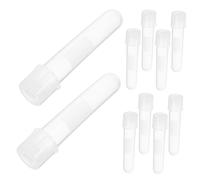 TOPPERFUN 10pezzi Tubo Di Cultura Con Coperchio Provette Da Laboratorio Per Campioni Liquidi Tubo Di Stoccaggio Scrivibile Materiale Confezione Per Esperimenti Scientifici