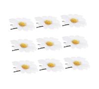 TOPPERFUN 12 pezzi Fermagli per Capelli Fiore Margherita Clip Floreali Piccole per Ragazze e Adolescenti Accessori Carini e Comodi da Indossare per Uso Quotidiano e Feste