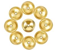 TOPPERFUN 12pezzi Porta Fili in Metallo per Lampade Olio Disco per Fili in Alluminio Resistente Supporto per Filo Galleggiante Piccolo Centrale