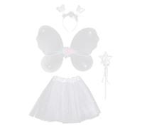 TOPPERFUN 1Set Costumper Ragazze con Gonna per Compleanni e Speciali Cosplay e Leggero per Piccole Fate