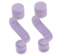 TOPPERFUN 2 Pezzi Arresto Dell'oblò Della Lavatrice Stabilizzatore Della Lavatrice Staffa Porta Lavatrice Puntello Dello Sportello Del Caricatore Frontale Plastica Lavender