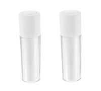 TOPPERFUN 2 pezzi Bottiglie Vuoto Rotanti Flaconcini Viaggio Impermeabili per Lozioni e Cosmetici Bottigliette Trasparenti Compatte per Shampoo e Skincare Outdoor