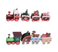 TOPPERFUN 2 Pezzi di Piccolo Trenino Decorativo sotto L'Albero di Natale Decorazioni Natalizie Trenini Decorazioni Natalizie per per Matrimoni