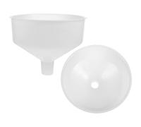 TOPPERFUN 2 Pezzi Imbuto Grande Diametro in Plastica Bianco per Cucina e Bar, Multifunzionale per Liquidi e Olio, Facile da Pulire per Travasi in Cucina