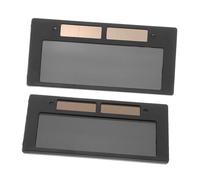 TOPPERFUN 2 Pezzi Lenti Auto-oscuranti per Saldatura Filtro Solare per Casco e Occhiali da Saldatore Adattamento Automatico alla Luce Protezione Occhi Professionale per Vari Scenari di