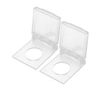 TOPPERFUN 2 Pezzi Per Interruttori A Pulsante 16 Mm Protezione Per Pulsanti Touch Con Strass Artistici Per Interruttori Da Tavolo Luminosi Computer E PC
