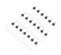 TOPPERFUN 20 pezzi Bottiglie Dosaggio Liquido Trasparenti Contenitori Riutilizzabili con Beccuccio Regolabile per Olio Vernice e Salsa Facili da Monitorare e Trasportare