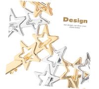 TOPPERFUN 20 pezzi Fermagli per Stella Piccoli Resistenti e Decorativi Accessori Eleganti per Donne Adatti Tutti Tipi Combinabile con Altri Accessori