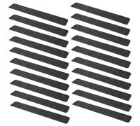 TOPPERFUN 20 Pezzi Nastro Antiscivolo Pesante Autoadesivo Grits Nero per Scale Esterno Interno Sicurezza Antisdrucciolo per Gradini