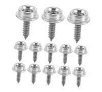TOPPERFUN 24 Pezzi Bottoni Automatici in Metallo Inossidabile per Tessuto Marino, Chiusure a Pressione per Coperture Barche e Teloni, Fissaggi Resistenti alla Corrosione per Uso Nautico