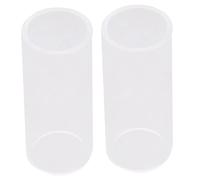 TOPPERFUN 2pezzi Guitar Glass Slides Bottleneck Per Chitarra Accessori Professionali e Sostenuto Per Chitarra Elettrica e