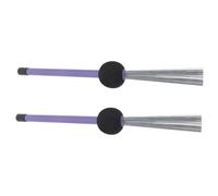 TOPPERFUN 2pezzi Spazzole per Batteria in Filo d Acciaio di Bacchette per Tamburi Cassa Adatte Vari Tipi di Pelli per Professionisti Studenti e Principianti