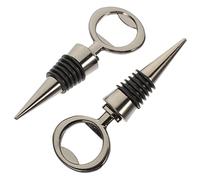 TOPPERFUN 2pezzi Tappi Per Bottiglie Di Vino Multifunzionali Stopper Per Vino e Versatori Per Feste Per Casa Bar e Eventi