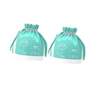 TOPPERFUN 2rotoli Asciugamani Monouso per Viso Salviette di Cotone Fazzoletti di Cotone per Viso Asciugamano Monouso Utilizzabile Asciutto che Bagnato per Rimuovere Residui di Trucco