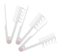 TOPPERFUN 3 Pettini Pieghevoli a V per Chioma Antistatici Resistenti al Calore Pettini da Viaggio Compatti per Styling e Lisciatura Donna Accessori Portatili per Cura Quotidiana