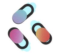 TOPPERFUN 3 Pezzi Copri Webcam Privacy Cover Chiusura Scorrevole Compatta | Videoconferenze e Didattica a Distanza, Mantiene la Lente Pulita e Offre Controllo Visivo