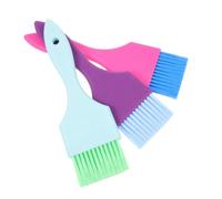 TOPPERFUN 3 pezzi Pennelli Antiscivolo per Tintura Capelli Strumenti Professionali per Parrucchieri e Uso Domestico Spazzole Resistenti per Applicazione Uniforme della Tinta Colore Casuale