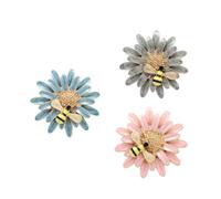 TOPPERFUN 3 pezzi Spille e Margherita in Lega Smaltata Spilla Donna Leggera Moda per Abbigliamento Decorazioni e Regali per Moglie Madre e Amiche Colore Casuale Colore Casuale